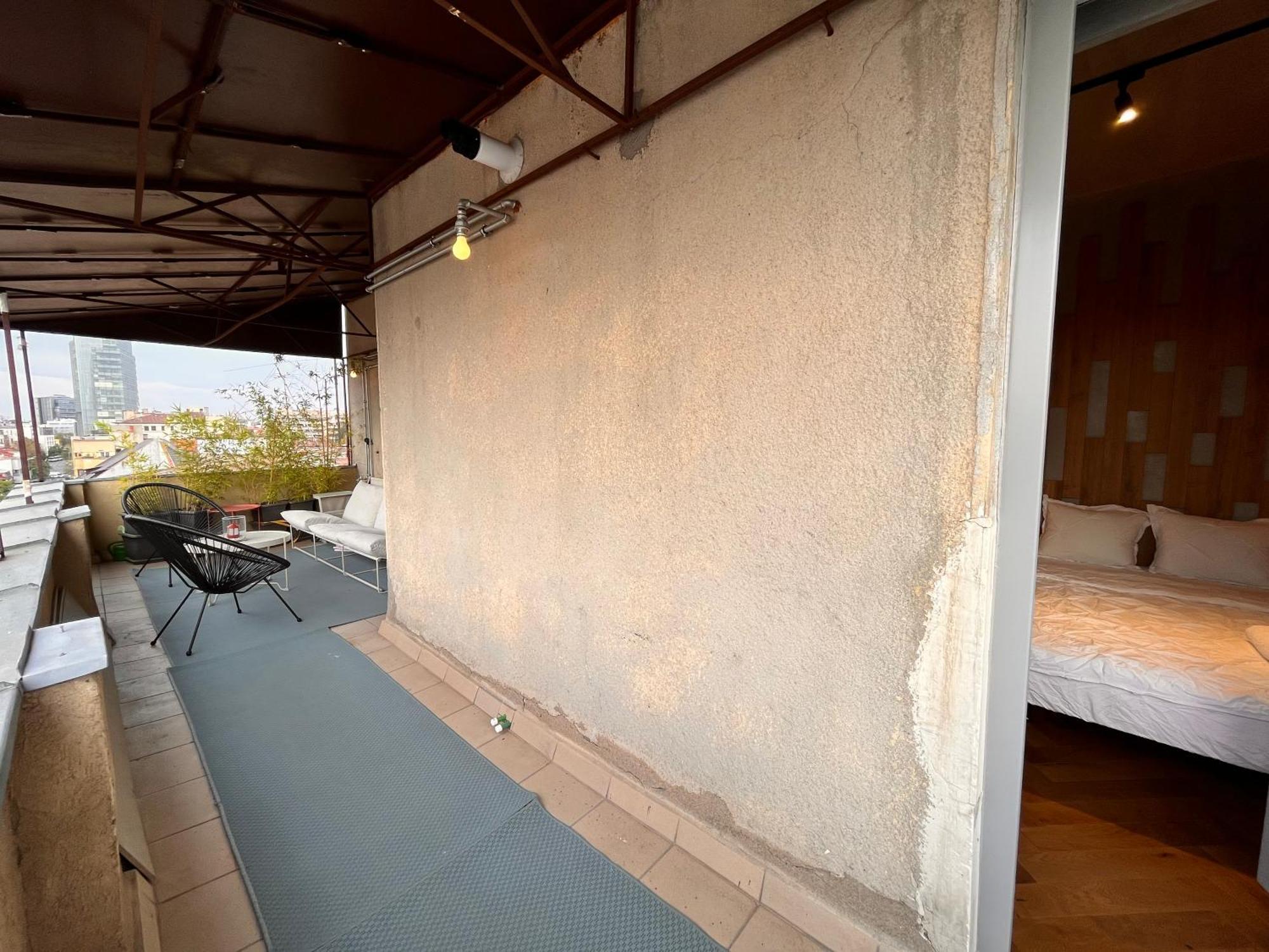 Terrace View Downtown Studio Bucareste Exterior foto